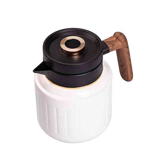 Yiwu Чайник термос з індикатором температури та заварником 1 л білий HP-14-51W Коломыя