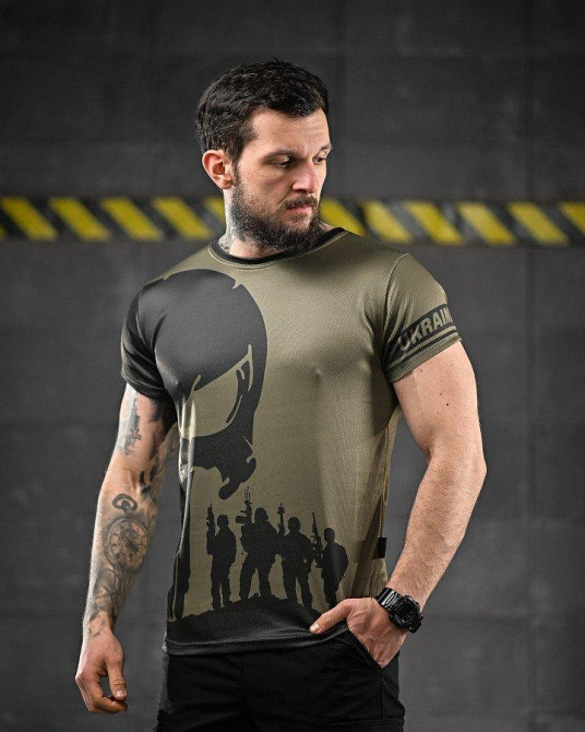 Тактическая потоотводящая футболка oblivion  Panisher soldiers ВН1105 Одесса - изображение 3