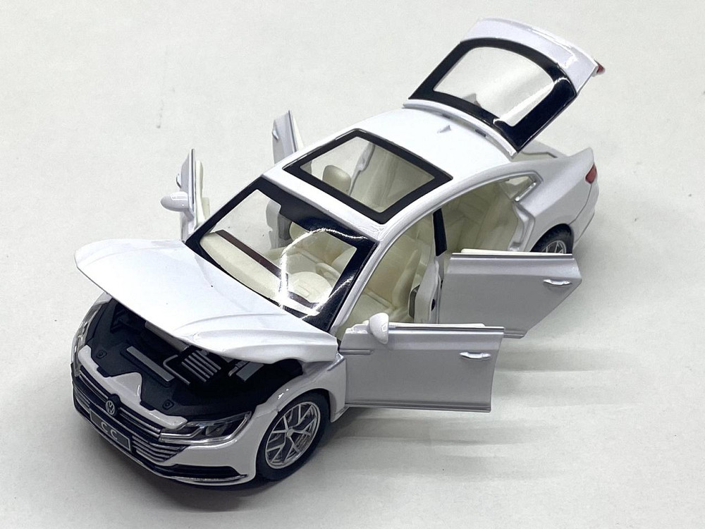 Машинка металева Volkswagen Passat SS 1:32 світло звук Біла (GT-01200) Чернігів - фото 5