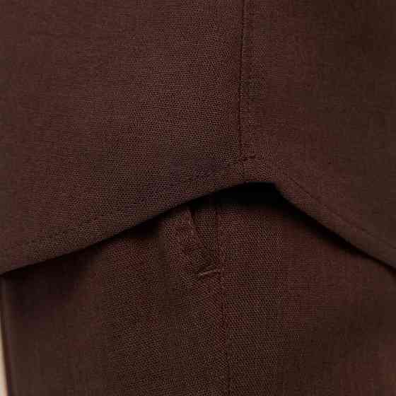 Чоловіча сорочка з коротким рукавом шоколадна Pobedov Molodist' Київ