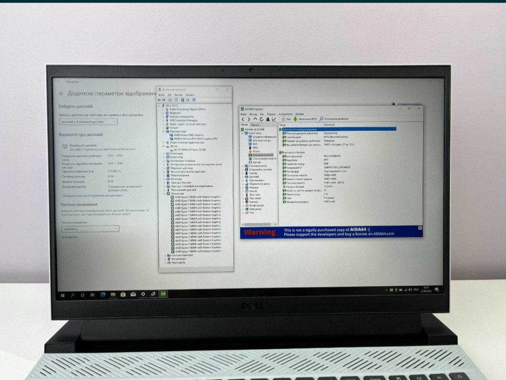 DELL G15 Ryzen 7 6800H RTX 3050Ti 4Gb 512Gb RAM. 16Gb DDR5. Харків - фото 9