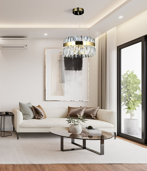 SIRIUS Люстра підвісна кришталева Sirius E2398/50W COP Коломыя - изображение 3