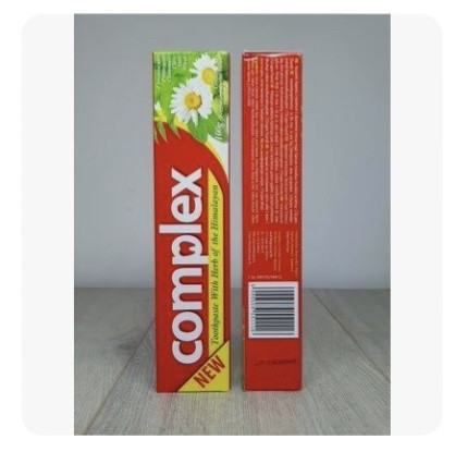 ОРИГИНАЛ! Зубная паста Complex 100g ромашка Виноградов - изображение 4