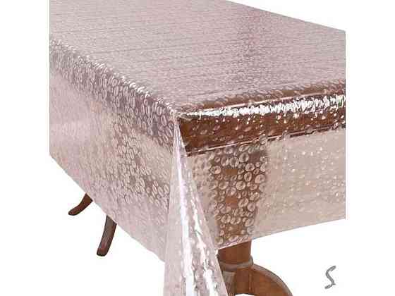 Клейонка рідке скло 1,37м х 20м Crystal рифлена 4977 ТМ STENSON Київ
