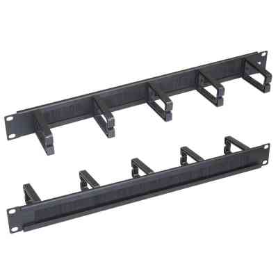 Кабельний організатор 19&quot; 1U 5 кілець, односторонній, зі щіткою Zpas (T-SO-900-008) Вінниця