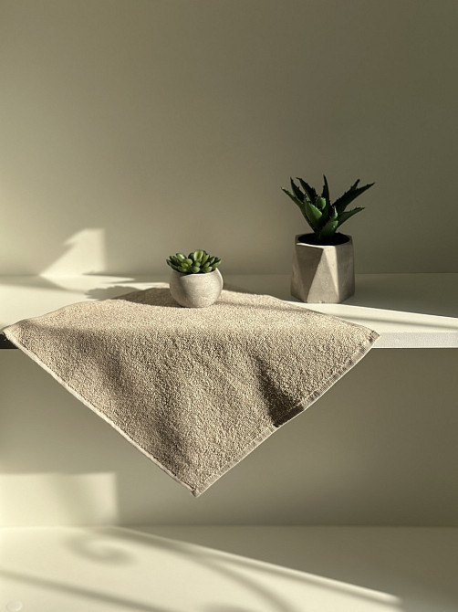 Салфетка махровая Ideal Textile 30х30 см 400 г/м2 (56860385) Бежевий Черновцы - изображение 1