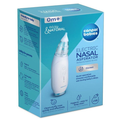 Носовий аспіратор Canpol babies електричний Easy Natural (9/319) Вінниця - фото 1