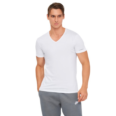 Футболка Kappa T-shirt Mezza Manica Scollo V K1315 Bianco білий XL (8052394816264) Винница - изображение 1