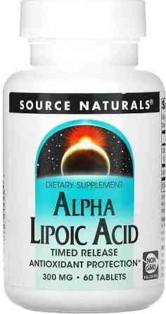 Альфа-липоевая кислота Source Naturals  Alpha Lipoic Acid 300 мг 60 таб Киев