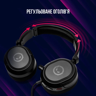 Навушники Lorgar Kaya 360 USB Black (LRG-GHS360) Вінниця - фото 2