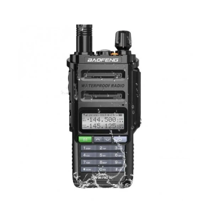 Рація Baofeng UV-9R Pro V2 1800 mAh IP68 Чорний Вінниця