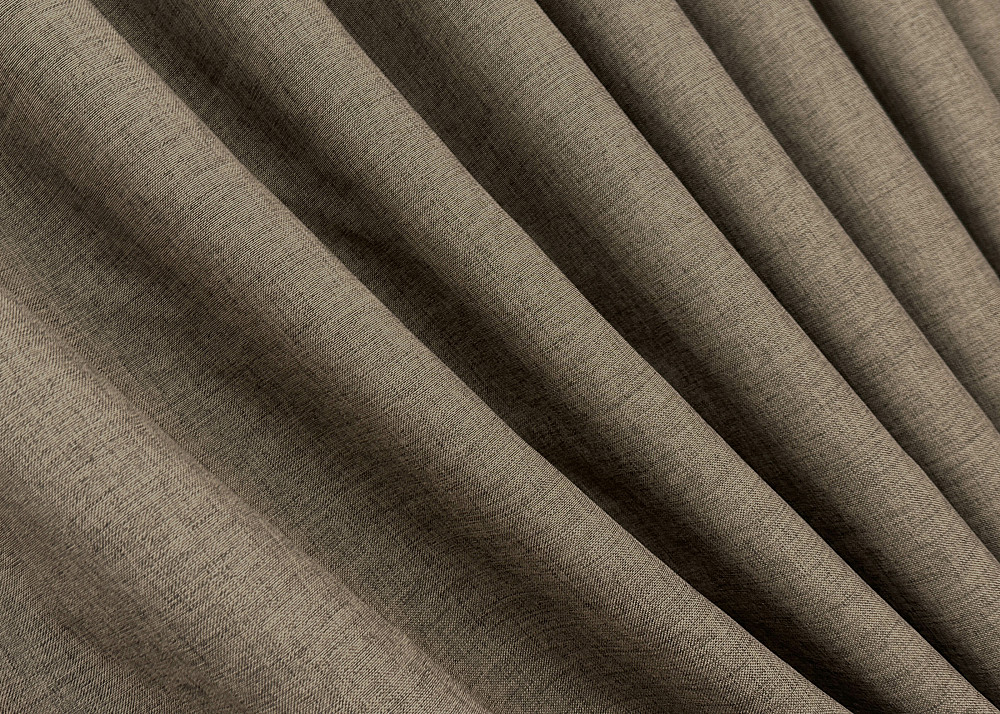 Комплект готовых штор VR-Textil Лен ALORA-TON № 1873ш Какао 120х290см 2 шт (39-972) Киев - изображение 6