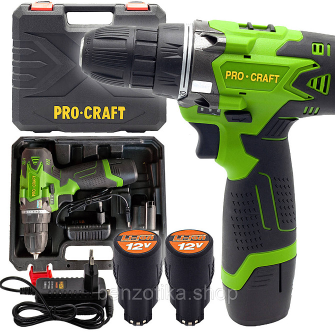 Шуруповерт Procraft PA12Li new Київ - фото 1