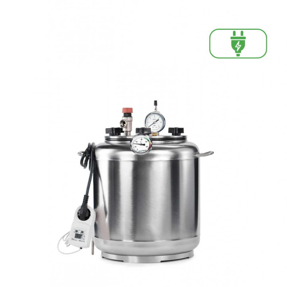 Автоклав бытовой А8 electro, универсальный на 8 банок, электрический из нержавеющей стали Киев - изображение 1
