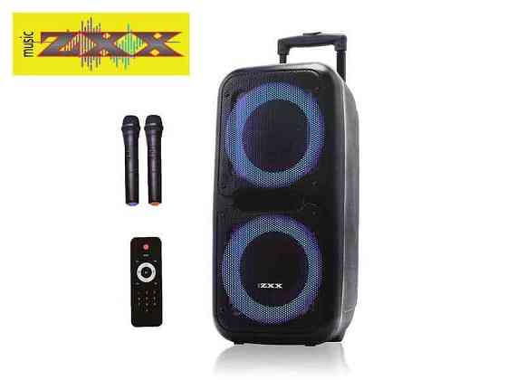Акустична переносна колонка ZXX-7575/8163 60Вт 12" 80х39х33см USB/SD/FM/BT/TWS/2MIC (1) Київ