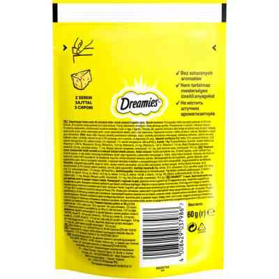 Лакомство для котов Dreamies с сыром 60 г (4008429037986) Винница