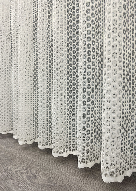 Тюль жаккард цвет кремовый 2021т Киев - изображение 6