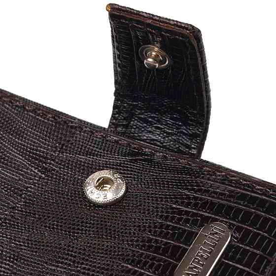 Небольшой мужской кошелек из натуральной фактурной кожи CANPELLINI 21507 Коричневый Киев