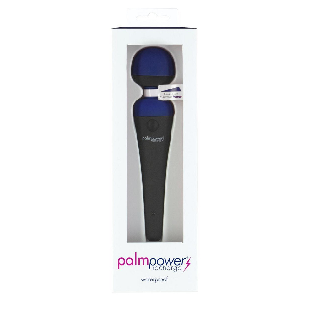 Вібромасажер PalmPower Recharge Blue, перезаряджуваний, гнучка головка, тревел-замок Sex Aura Київ - фото 7
