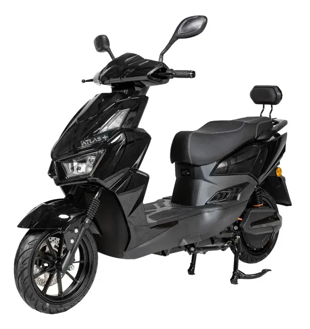 Електроскутер ATLAS Tiger 2000W Black Київ - фото 1