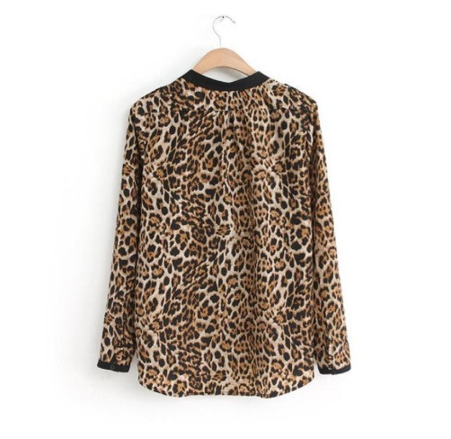 Жіноча блузка з довгим рукавом леопардовий Київ - фото 4