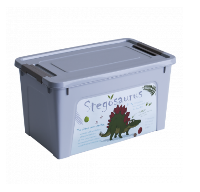 Контейнер 3,5л сірий з малюнком Динозавр Smart Box Алеана Житомир - изображение 1