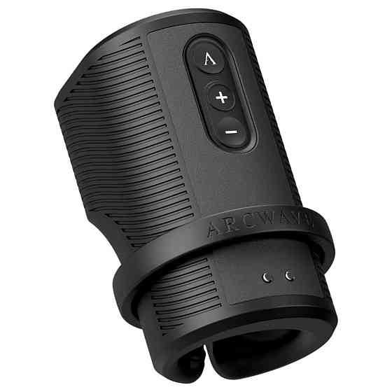 Вибрирующий мастурбатор Arcwave Zing Black, открытый, черный Sex Aura Киев