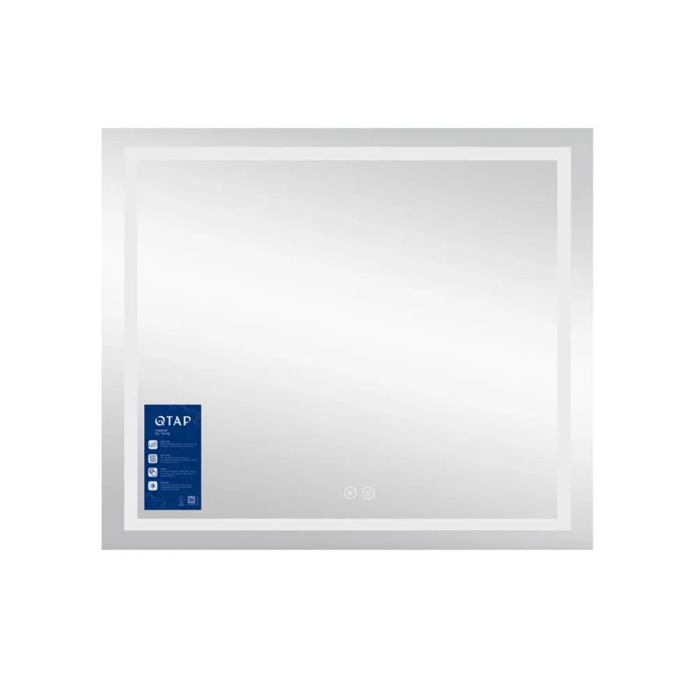 Зеркало Qtap Mideya (MI1) 800х700 с LED-подсветкой Touch, с антизапотеванием, с диммером QT2078NCF8070W Киев - изображение 18