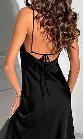 Жіноча стильна елегантна сукня з розрізом дабл сатин Одеса