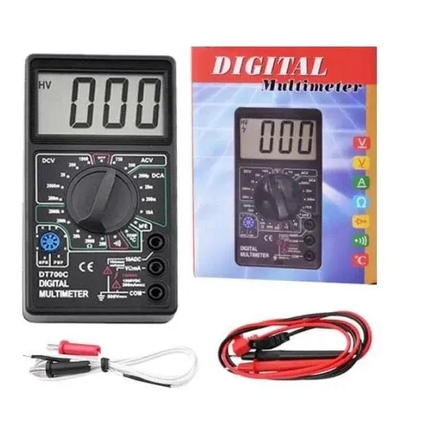 Універсальний Мультиметр із щупами Digital DT700C 2562 Київ - фото 1