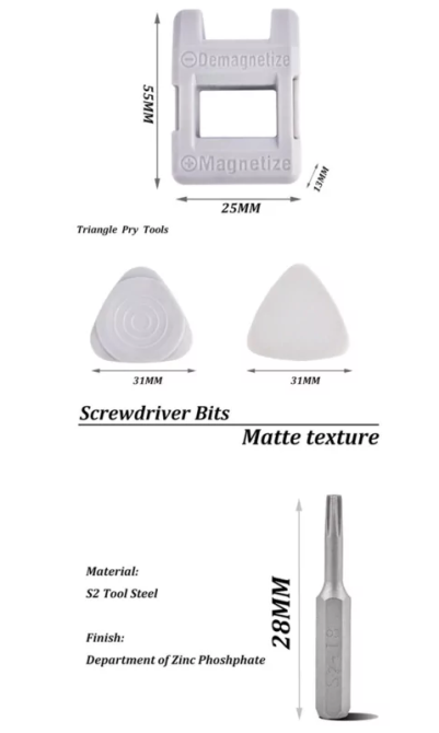Набір викруток в кейсі для ремонту техніки (135 в 1) Київ - фото 4