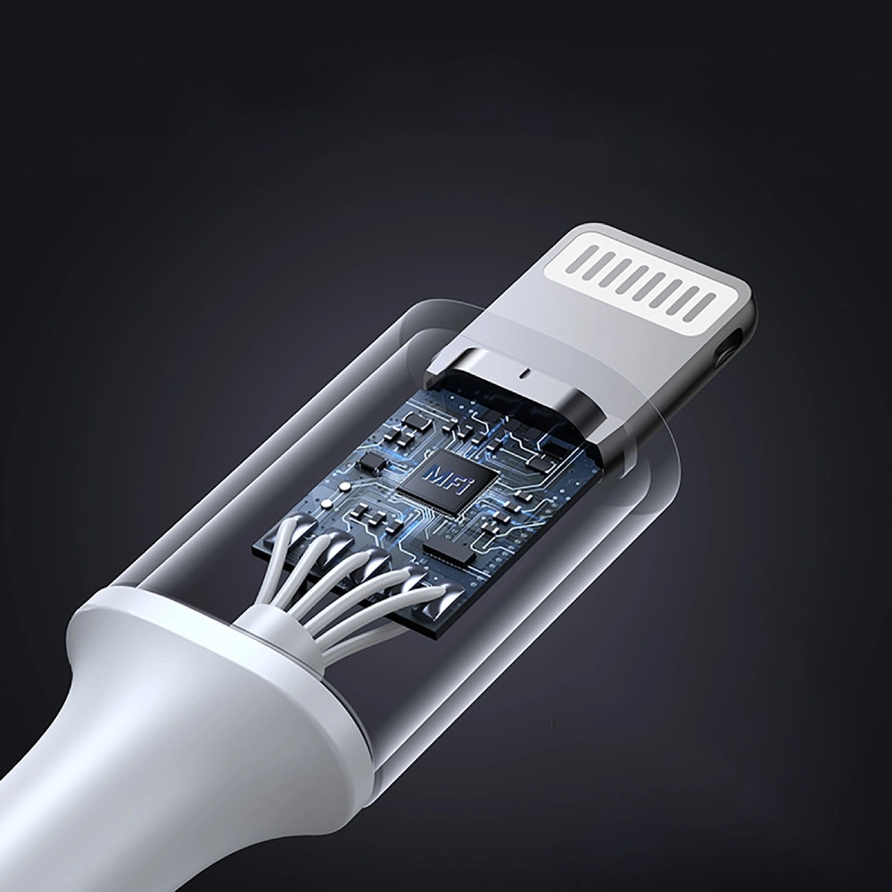 Кабель USB 2.0 Type-C M-Lightning M, 1 м, (20V/3A), (60W) Білий, US304 UGREEN Вінниця - фото 5