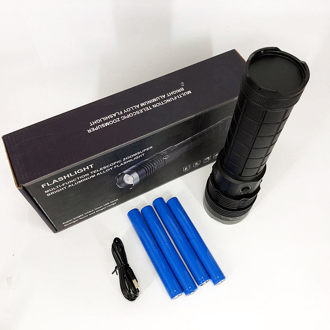 Фонарь для тактического использования AK138-1 PM60-TG 8х18650, Аккумуляторные VS-449 ручные фонари Киев - изображение 1