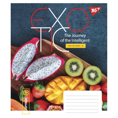 Зошит Yes А5 Exotic 96 аркушів, лінія (766128) Вінниця - фото 4