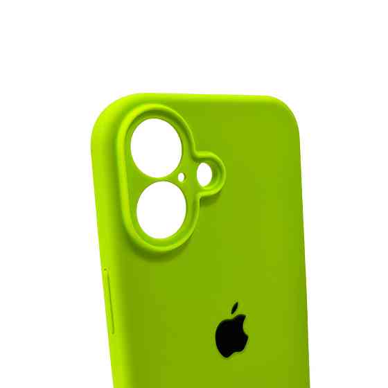 Чохол для смартфона Silicone Full Case AA Camera Protect for Apple iPhone 16 24,Shiny Green Київ