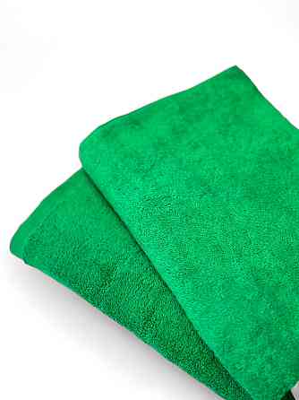 Полотенце махровое банное Ideal Textile 70х140 см однотонное в цветах 400 г/м2 (56860345) Зелений 1  Черновцы