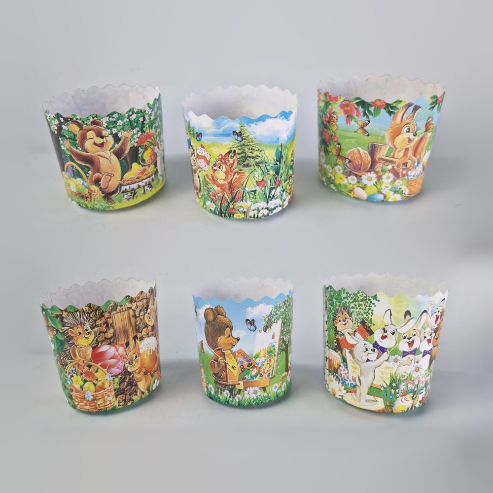 Форма для випікання Великодніх пасок (85*90) Дитячі (250 г) (50 шт.) Харків - фото 1