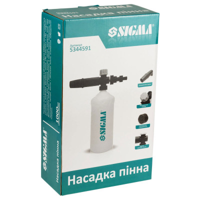 Насадка для мийки високого тиску Sigma пінна, 1л (5344591) Вінниця - фото 9
