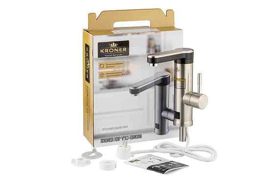 Проточний водонагрівач для кухні Kroner KRP Volt - ESG089 з дисплеєм Київ