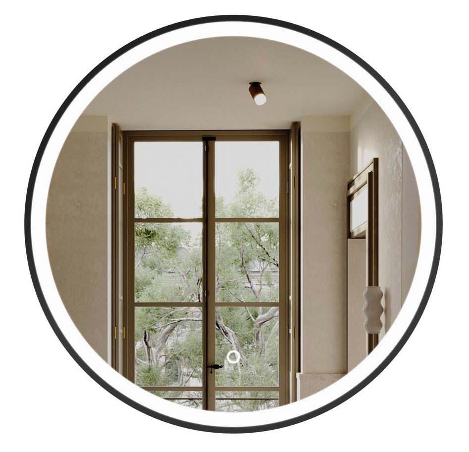 Зеркало в ванную Avko ZL01 с подсведкой круглое 600х600х35 мм для ванной Киев - изображение 1