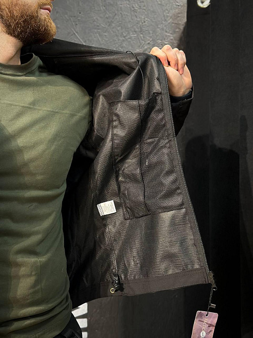 Тактичний костюм чорний softshell чоловічий літній захист від вітру і вологи комплект для служби Львів - фото 10