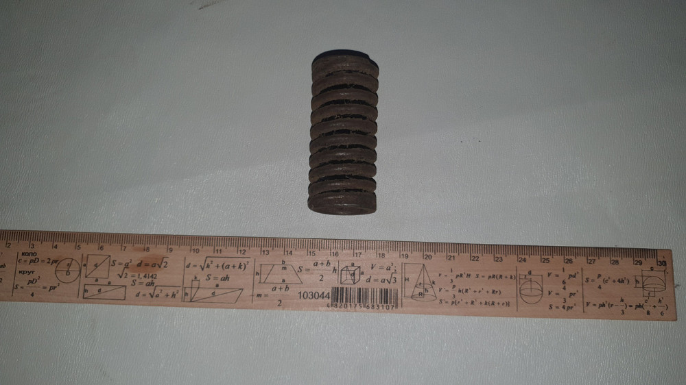 Пружина стиснення 29.3х63х3.5 мм. СССР. Харків - фото 2
