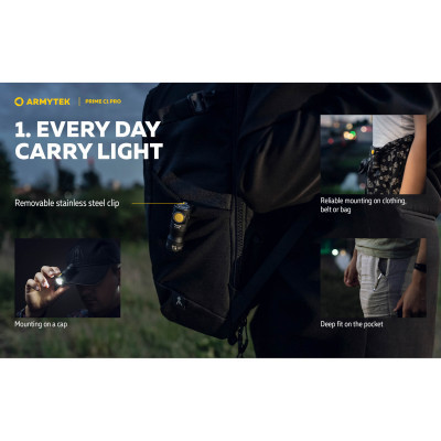 Фонарь Armytek Prime C1 Pro Marnet USB Warm (F07901W) Винница - изображение 11