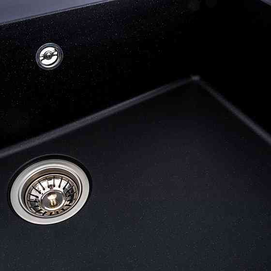 VALESO Гранітна мийка для кухні VALESO BOGEMA 7850 матова Чорний металік Киев