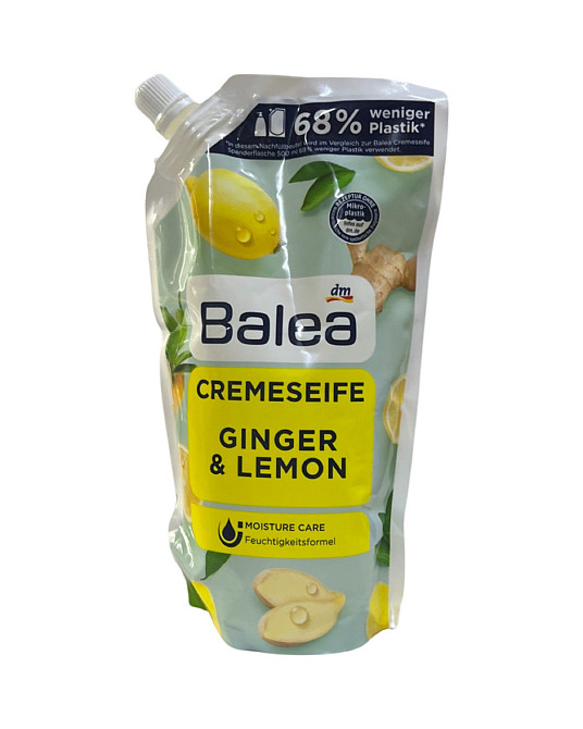 Крем-мило Balea Ginger & Lemon рідке, запаска 500 мл Виноградів - фото 2