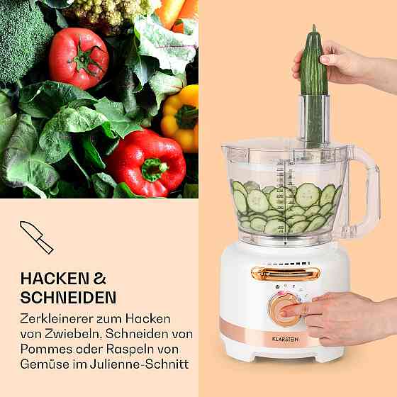 Багатофункціональний міксер Luca 1000 Вт 3 л регульована швидкість 6 режимів Білий (Німеччина, читати опис) Рівне