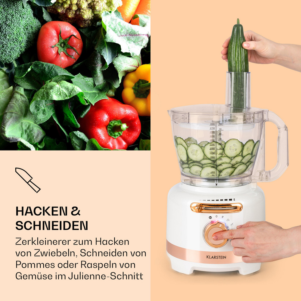 Багатофункціональний міксер Luca 1000 Вт 3 л регульована швидкість 6 режимів Білий (Німеччина, читати опис) Рівне - фото 3