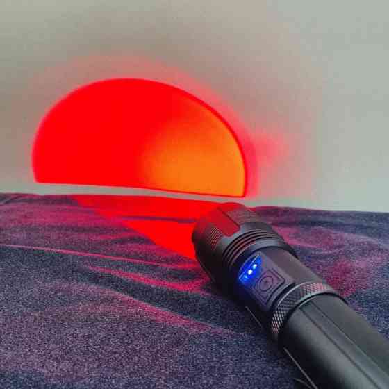 Фонарь красный Z01-XHP50 RED GZ-38 Львов