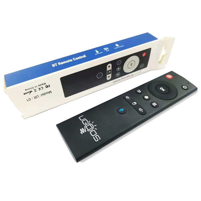 Гіроскопічна аеромиша пульт з голосовим управлінням Ugoos UR-01 BT Remote Voice Fly Air mouse Київ - фото 3