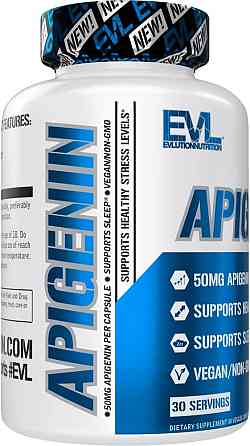 Апігенін EVLution Nutrition Apigenin 30 Veggie Capsules Луцьк